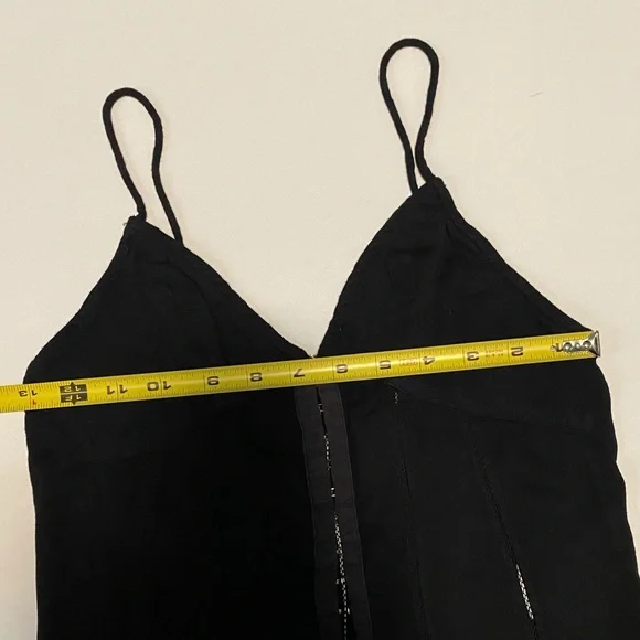 💚3/20$5/25💚Silence + Noise Black hook/eye clasp front - Picture 14 of 16